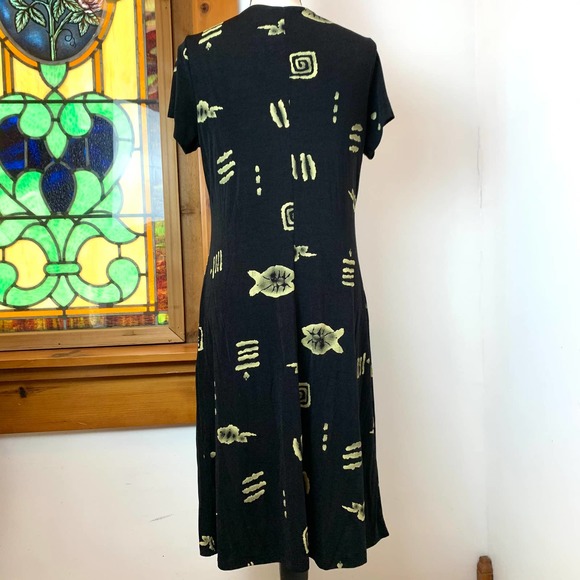 Vintage Cat Nip Fish Midi Dress by "es.se"- Medium (runs small) - Picture 9 of 11